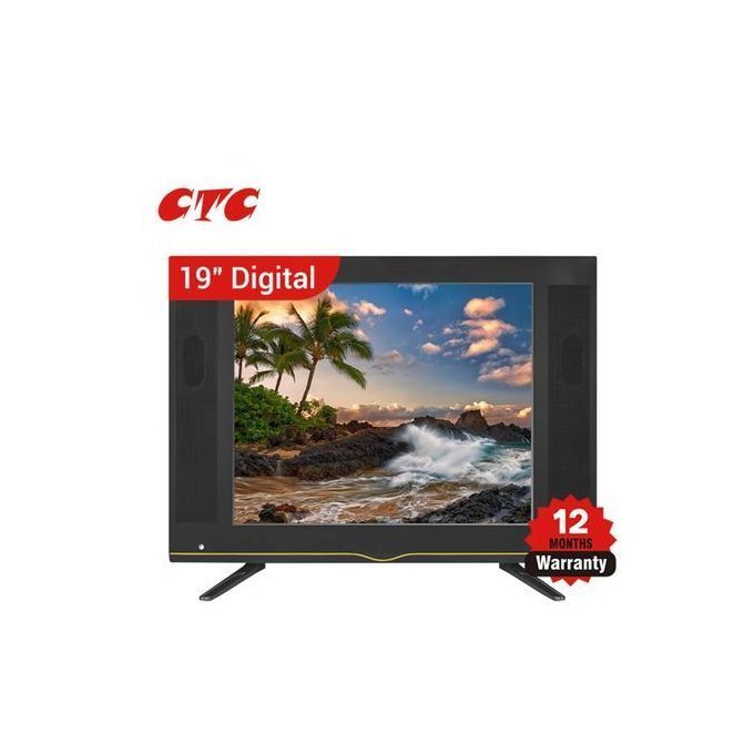 CTC 19 INCH AC/DC LED TV With Inbuilt Decorder